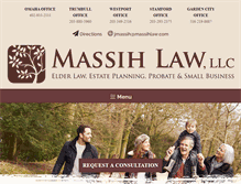 Tablet Screenshot of massihlaw.com